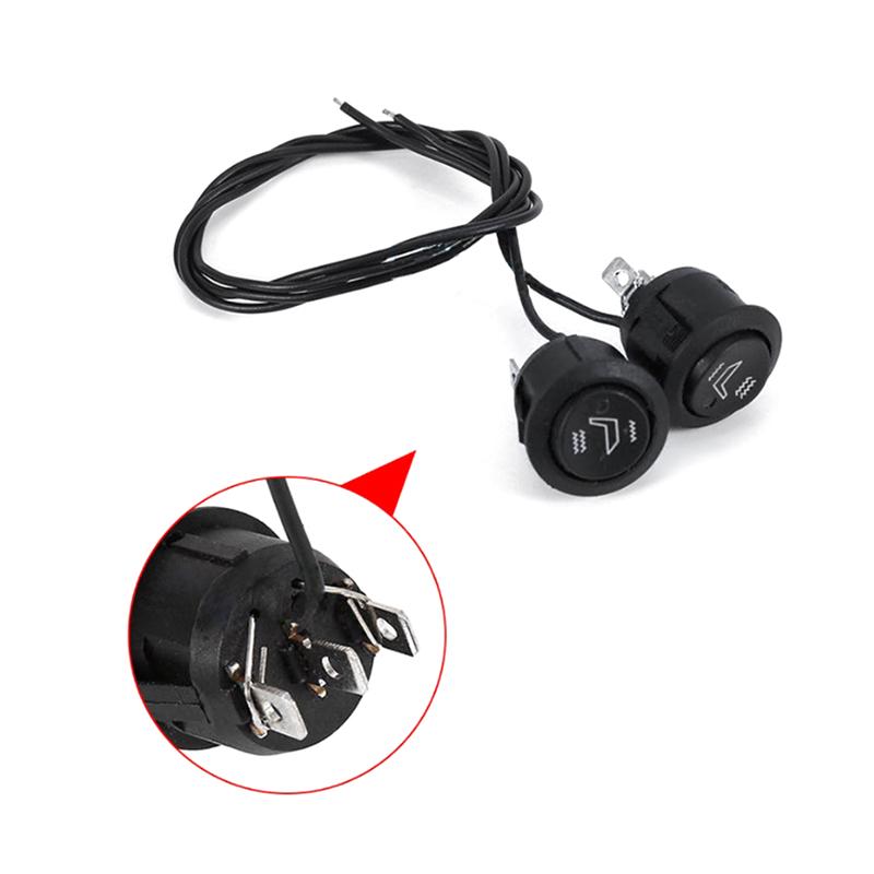 Car Interior Seat Heating Switch 3-Pin Circular Heating Rocker Arm Off Control Universal Replacement Part