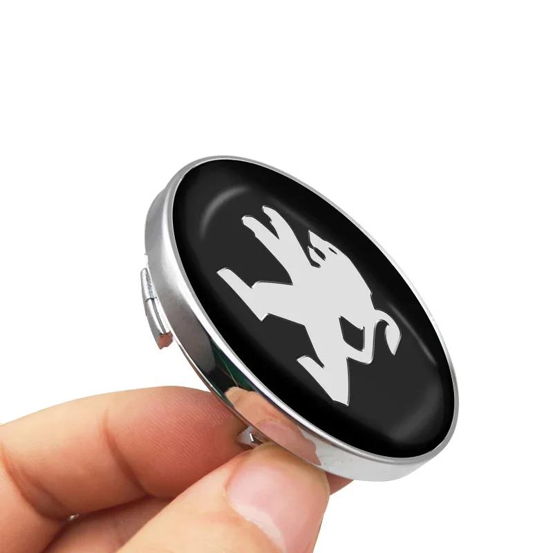 Car Wheel Center Hub Cap Car Rims Dust-proof Cover Hubcaps For Peugeot 206 207 307 3008 2008 308 407 408 508 301 208 Accessories