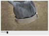 Men's Trendy Slim-Fit Ripped Skinny Jeans with Elastic Fabric and Stitched Patches