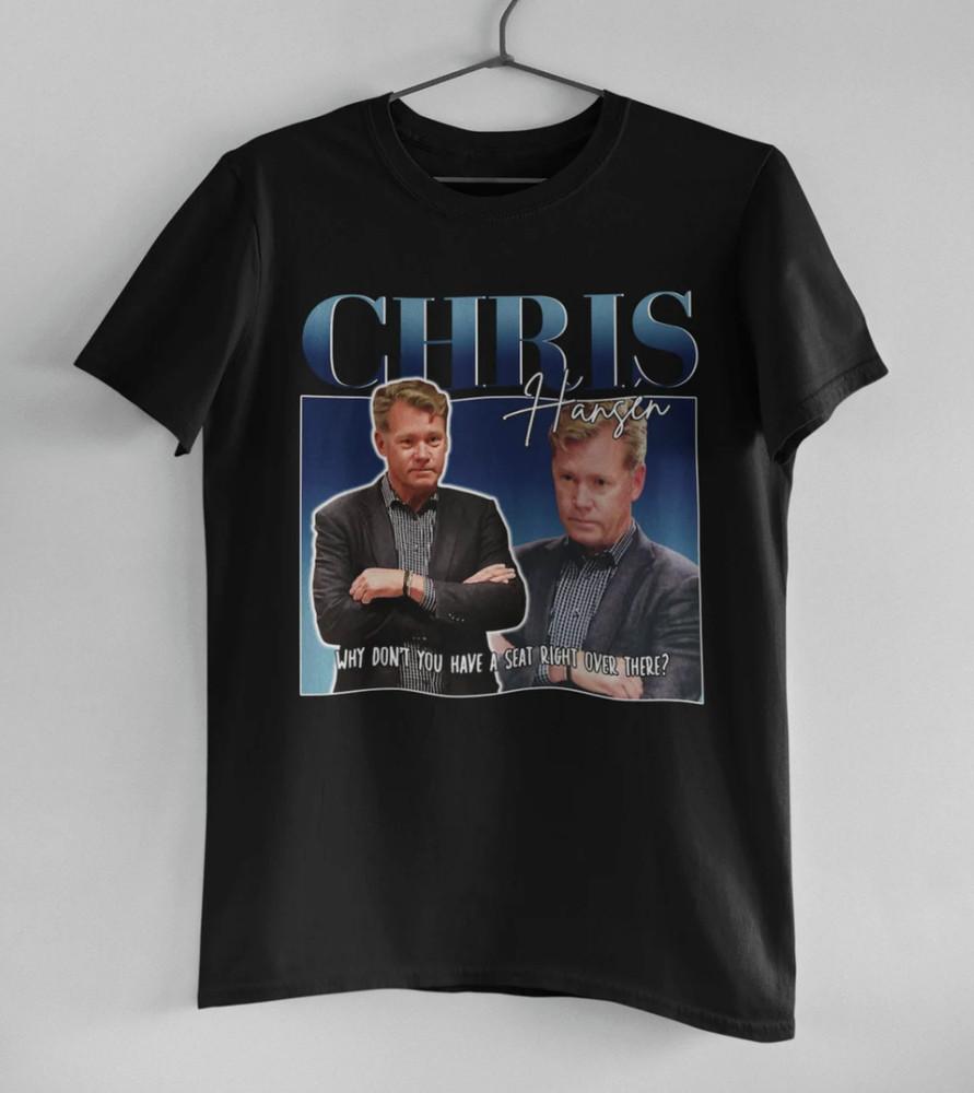 

Vintage Chris Hansen Shirt Funny Chris Hansen T-Shirt Unisex T-Shirt XXXL
