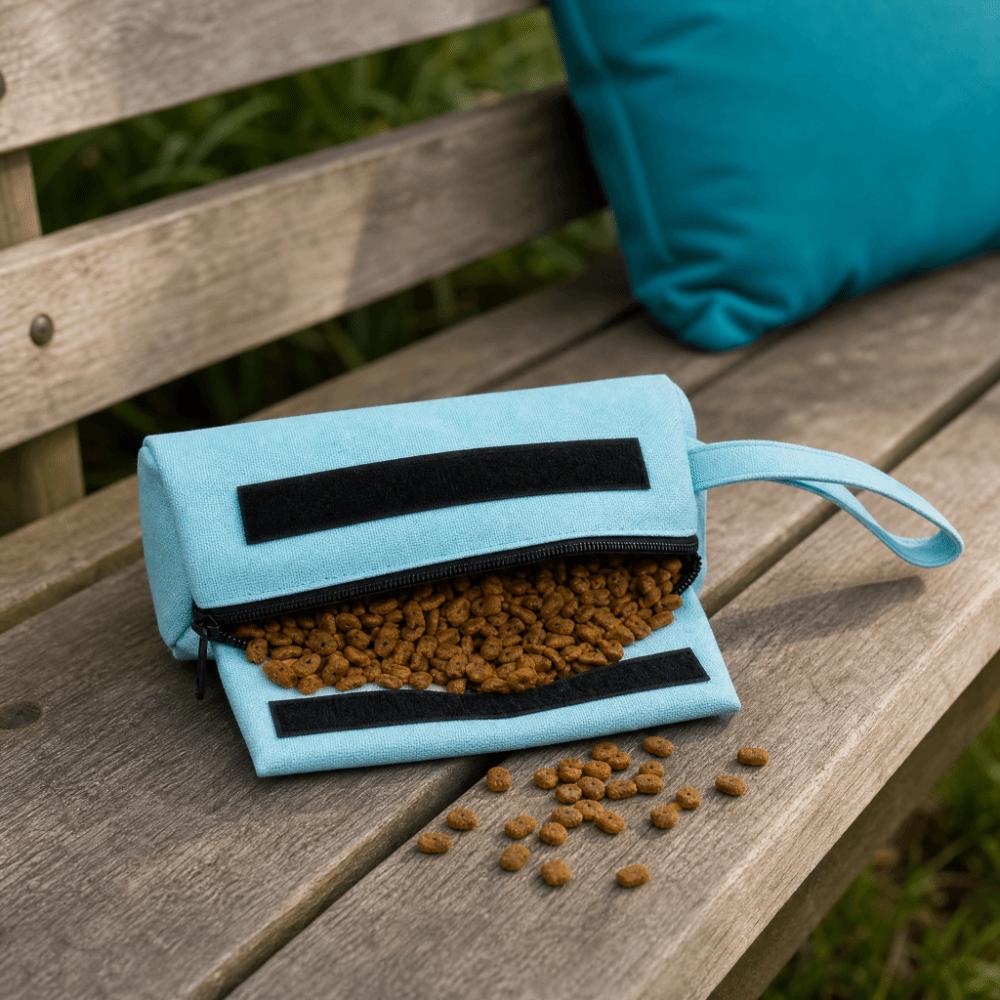 Portable Dog Training Treat Bags Leak-proof Dog Food Storage Bag Pet Snack Pouch  Outdoor Travel
