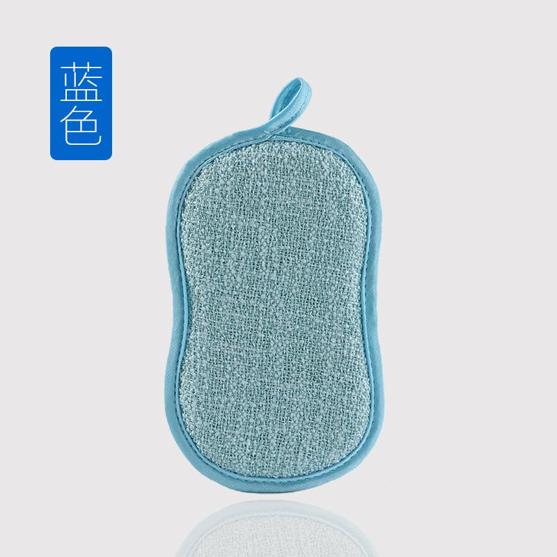 5pcs Double-sided Cleaner Reusable Microfiber Dishwashing Sponge Cloth To Clean Accessories