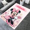 Office Carpet, Desk Mat, Gift for Home Decor, Minnie Mouse Floral Rug, Cute Cartoon Floor Covering, Soft and Warm Mat for Room, Decorative A