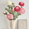 Mű Ranunculus Asiaticus Újrafelhasználható Művirág Hamis Ranunculus Virág Nappaliba Étkezőasztal Középdísz Farmház Dekoráció