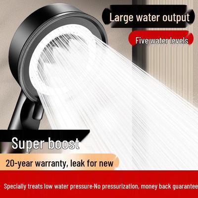 Druckbeaufschlagtes Regenduschkopf-Set - Badezimmerarmatur & Lotus-Kopf