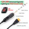 1.5M XT60 Car Cigarette Lighter Cable 16/18AWG Car Battery Cable Energy Storage Car Charging Cable for Automobile Supplies