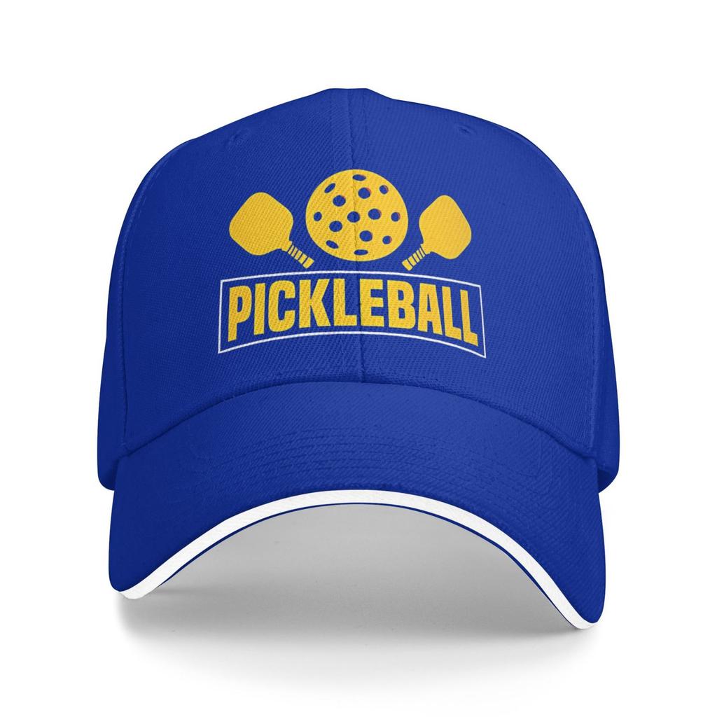 Pickleball Paddle Post Workout Baseball Cap Heat Transfer Logo Polyester Quick-Dry And Casual Team Practice Cap