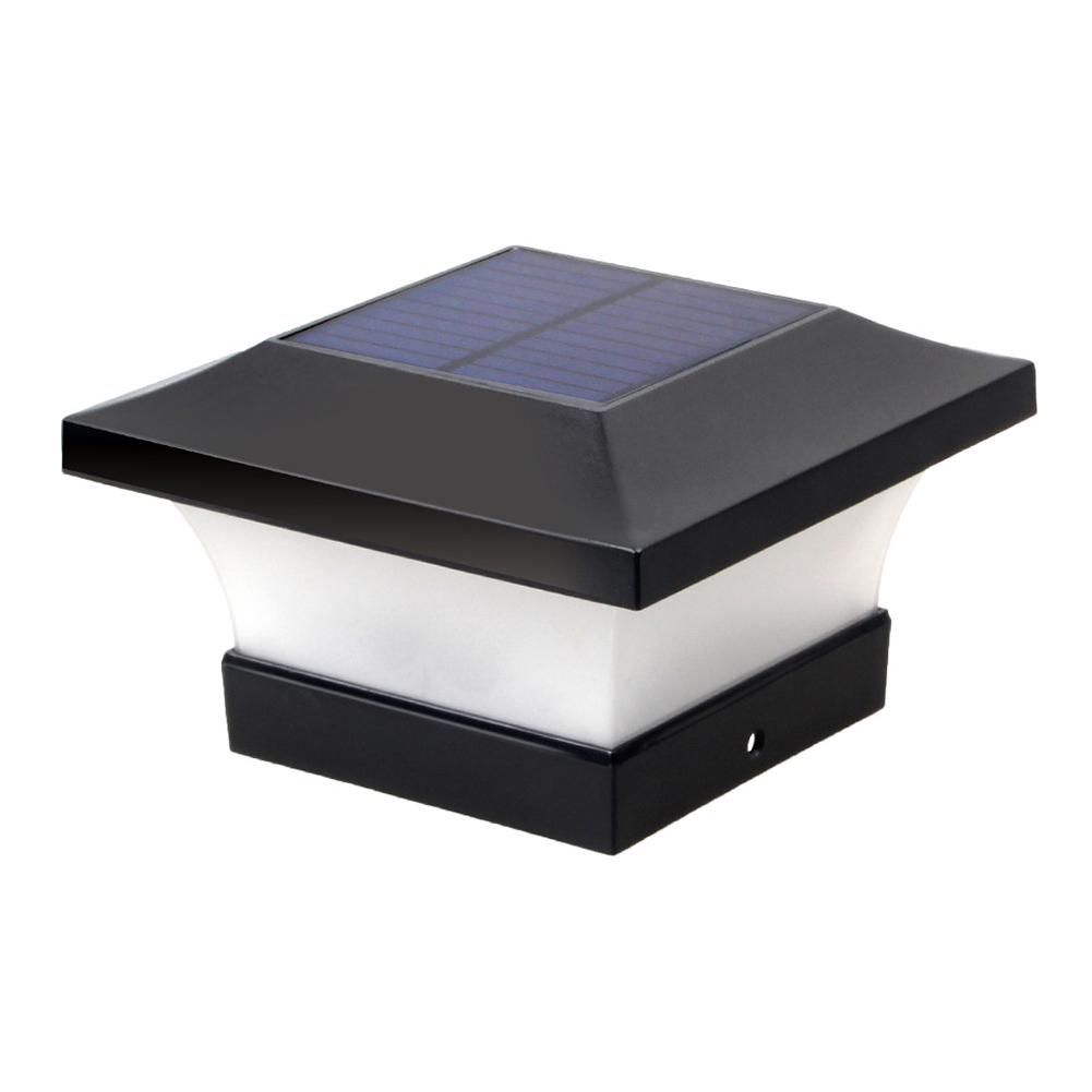 Solar Garden Post Lamp Landscape Lights Courtyard Outdoor LED Waterproof Decor Solar Power LED Waterproof Easy Installation
