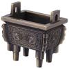 1Pc Mini Multi Function Incense Stick Burner Holder Censer for Home Office Hotel(Bronze)