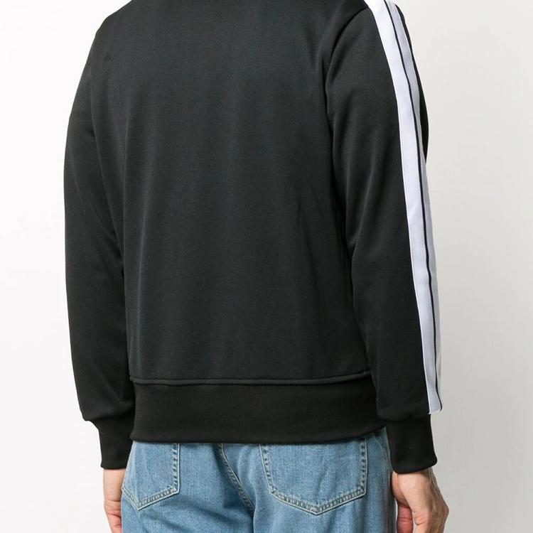 PALM ANGELS Jackets Men's Black Stand Collar Moderate Other PMBD001E20FAB0011001