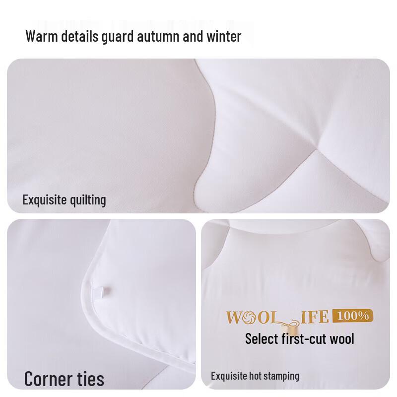 Hengyuanxiang Class A Antibacterial Pure New Wool Quilt