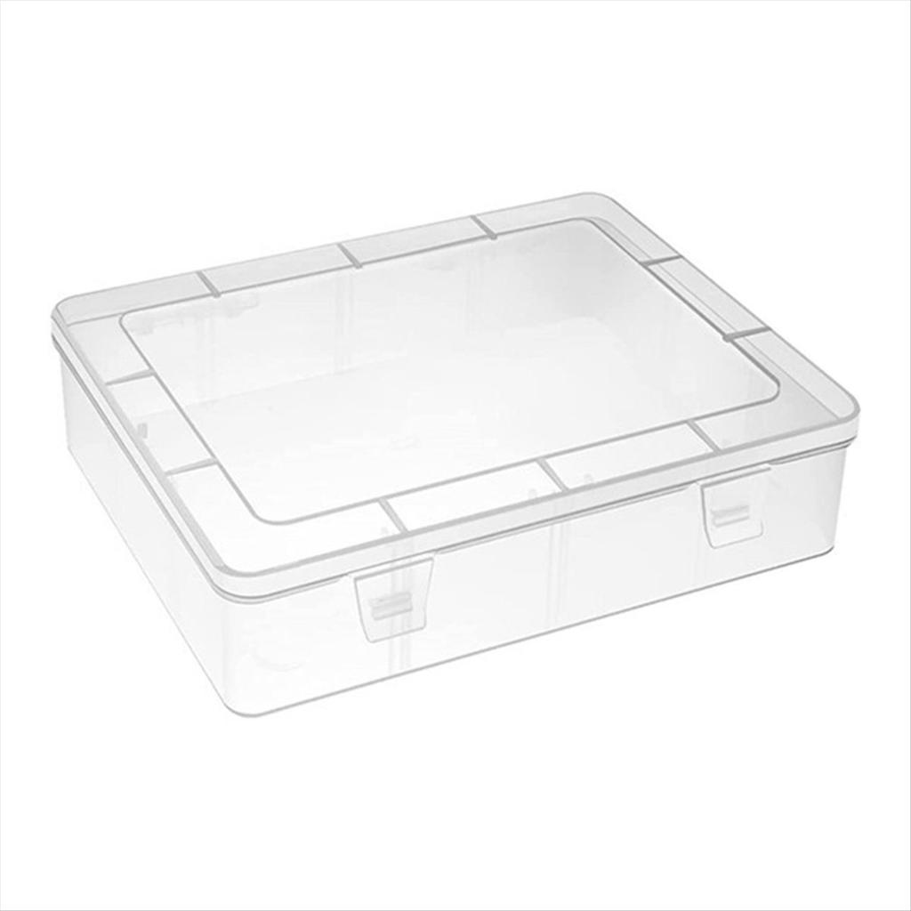 2025+ Small Bead Organizers Box, 13Pieces Plastic Storage Cases Mini Clear Bead Storage Containers Boxes with Hinged Lid