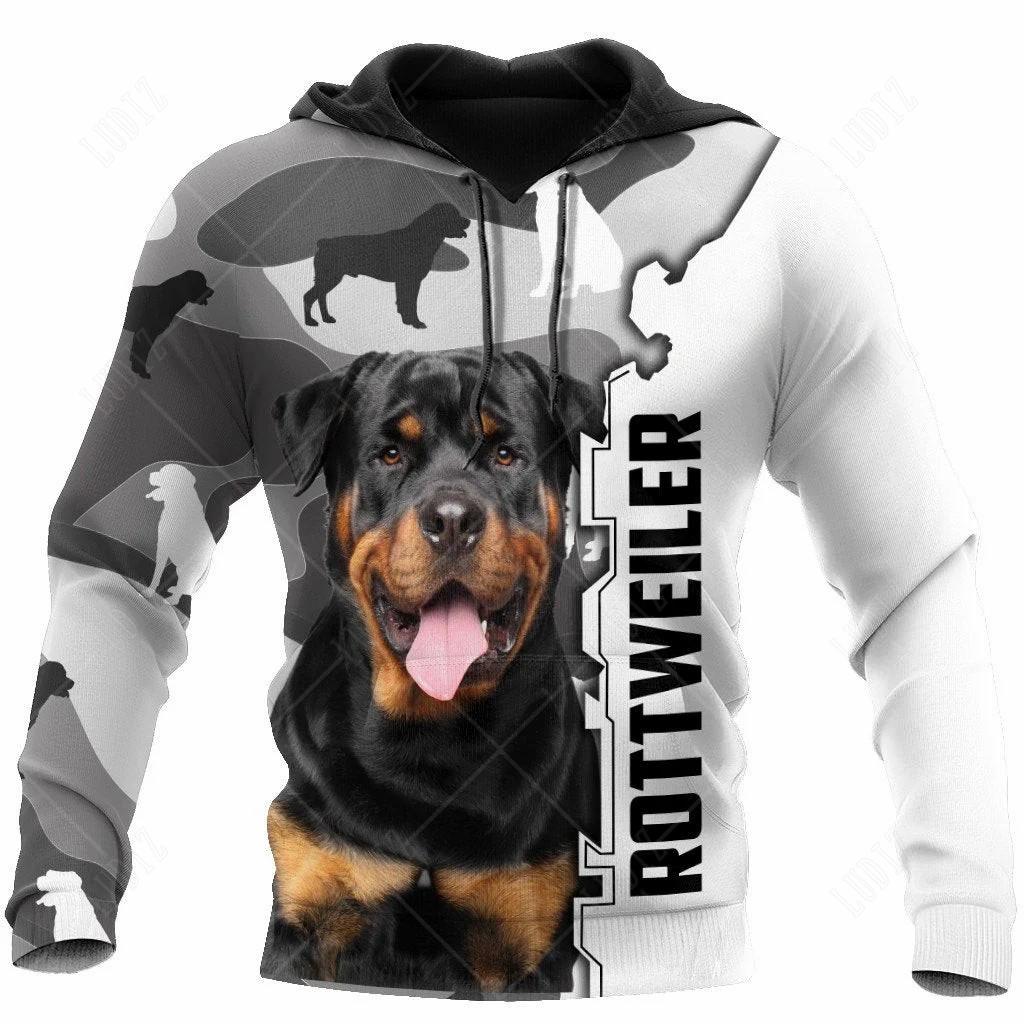 Pet Dog Pitbull Mikiny Pánska Mikina 3D tlač Unisex Topy pre dospelých Jeseň Streetwear Mikina s kapucňou Pre mužov Oblečenie