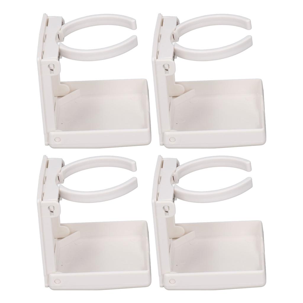 Suport de pahare pliabil, 4 buc. Suport de cană de băutură reglabil pentru RV mașină, navă, montare verticală sau pe perete