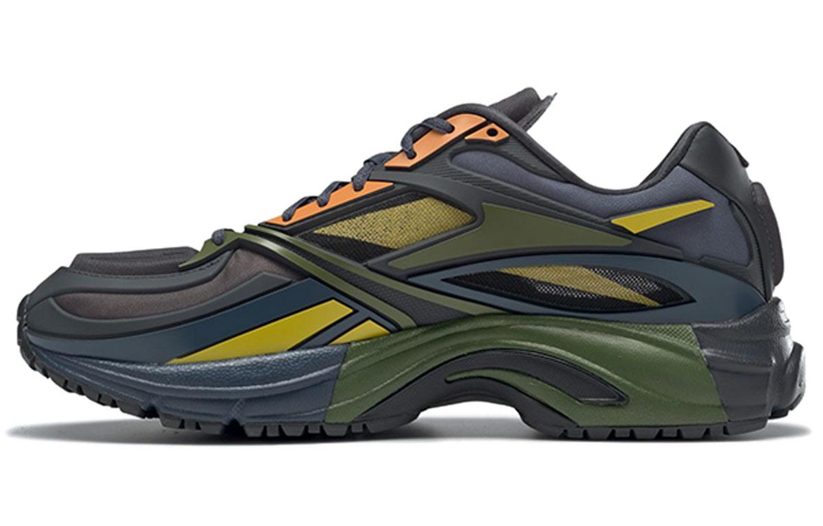 Мужские кроссовки Reebok Premier Road Modern Беговые кроссовки Синий/Зеленый/Желтый 37.5 black