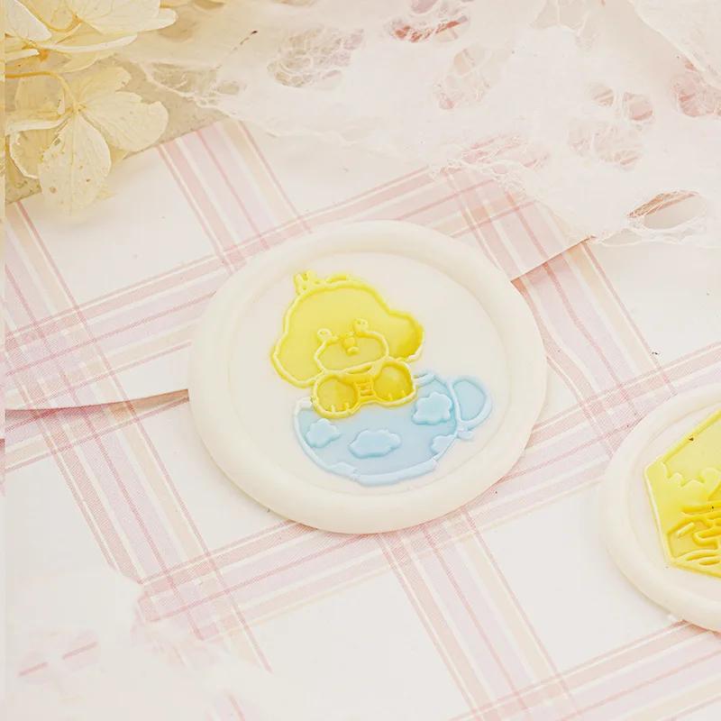 Cute Cat Rabbit Series Wax Seal Brass Carved Wax Stamp Head DIY Hand Wedding Invitation Decoration for Card Making Wax Seal