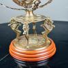 45.72 Cm Brass Armillary Sphere Globe Astrolabe Zodiac Engraved Wooden Base with Working Direction Compass Nautical Best Gift Decorative Item