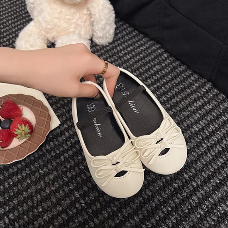 Fashion Girls Shoes 2025 Autumn New Kids Leather Shoe Simple Girls' Bow Casual Shoes Versatile Child Performance Shoe Zapatos