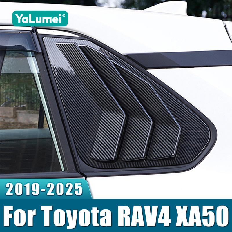 For Toyota RAV4 XA50      2024 2025 Hybrid Car Rear Side Window Louvers Shutters Blinds Cover Accessories