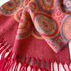 Manufacturer Cotton Scarf Shawl Circle Autumn And Winter Long Women'S Warm Fringed Jacquard Shawl Dual-Purpose Shawl