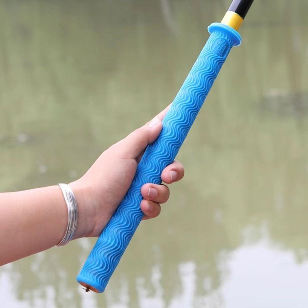 Non Slip Fishing Rod Handle Wrap Silicone Hand Pole Grips Sleeve Wrap Tube Fishing Rod Grip