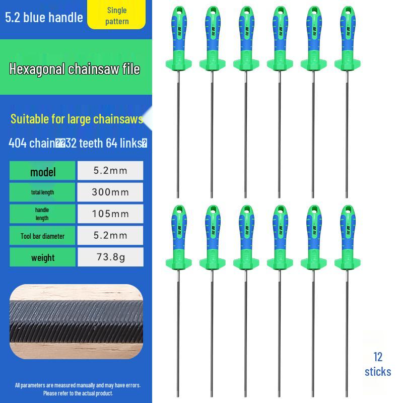 Sechskant Kettensägenkettenschleife Werkzeug - Handgeführter Sägezahnschärfer