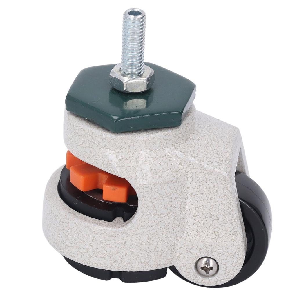Leveling Stem Caster 40mm Outer Diameter M8 Thread Rod Rubber Base Adjustable Height Leveling Machine Stem Caste