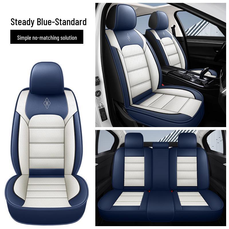 Universal Nappa Leather Car Seat Cover - Four Seasons, Full Coverage
