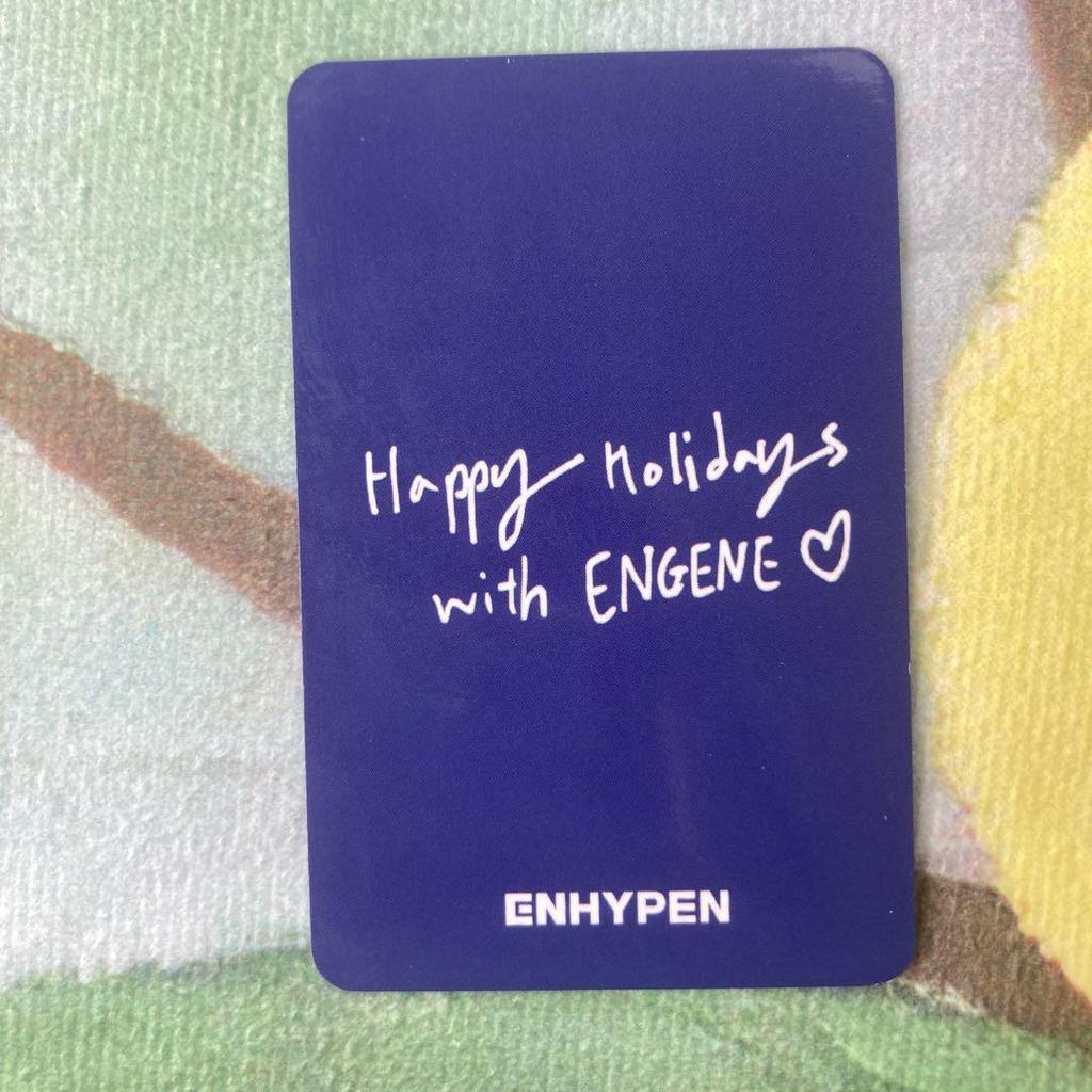 [USED] ENHYPEN SBS Gayo Daejun Enap Pre-recording Sanok Niki Trading Card