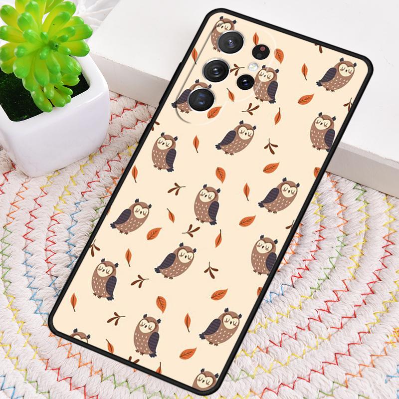 Cute Owls Phone Case for Samsung Galaxy Note 10 Pro S26 Ultra S23 S24 FE S25 S21 S22 PLUS Shockproof Cove