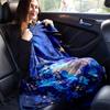 1pc Moon Printing Lightweight Flannel Blanket, Comfortable and Warm Blanket, for Camping Sofa Bed and Couch Office, in All Seasons