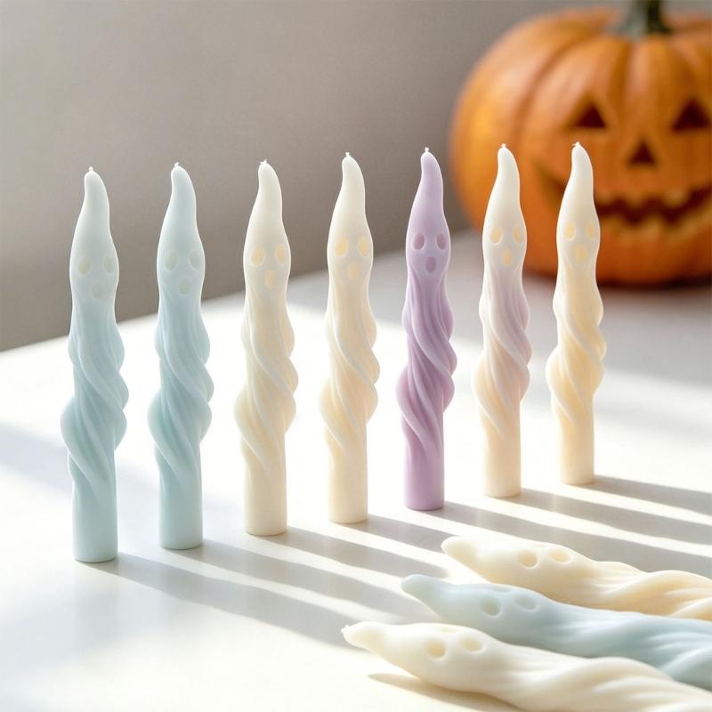 Flexible Silicone Spectures Candle Mould For Halloween Projects