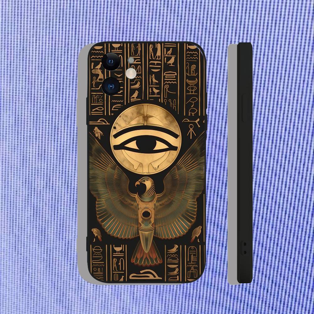 

Ancient Egypt Eye of Horus For iPhone 17,16,15,14,13,12,11,X,XR,Air,Pro,Max,Plus Dustproof Soft Case iPhone12