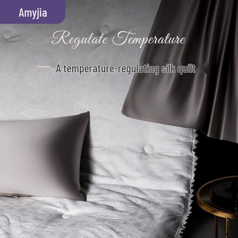 Aimeijia 100% Mulberry Silk 3D Constant Temperature Quilt