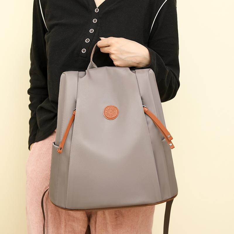 Women's Lightweight Nylon Backpack Travel Small Backpack Crossbody Bag