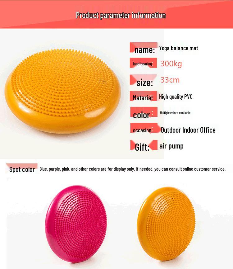 Verdicktes Yoga Balance Pad & Massageball für Knöchel-Reha und Kinder-Fitness
