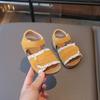 Girls Sandals 2025 Summer New Children's Baby Girl Shoes Soft-soled Little Princess Foreign Style Open-toed Sandals Summer Shoes