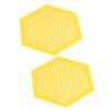 2pcs 3D Printed Floating Bee Island Professional Bees Waterer Plate for Thirsty Pollinators Outdoor