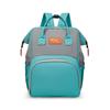 Schoolbag mommy bag 1011 new Korean version multi-functional fashion canvas color scheme backpack women's bag baby bottle bag