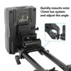 HDRIG V-Lock Female Adapter with 15mm Dual Hole Clamp for V-Mount Battery (Model 3842)