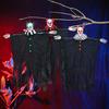 Spooky Halloween Hanging Horror Clown Ghost Decor Skeleton Props for Haunted House Garden Party Outdoor Indoor Decorations