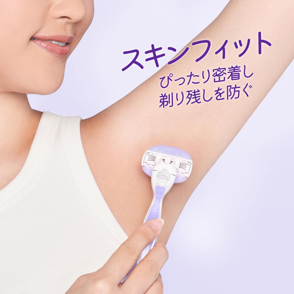 Venus Violet Scent Replacement Blades blades For moisturized skin razor (3 included) - - Women's