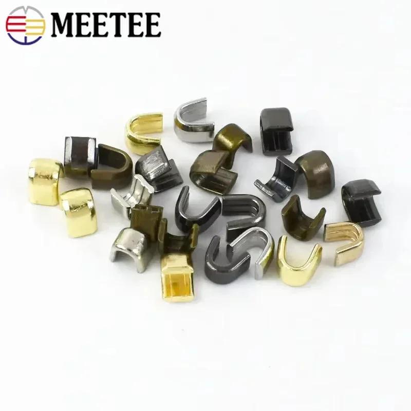 50/100g Meetee 3# 5# 8# 10# Zatyczka do zamka typu U do zamków metalowych, nylonowych, żywicznych Torba Ubrania Suwak Antypoślizgowy Stop Naprawa Akcesoria