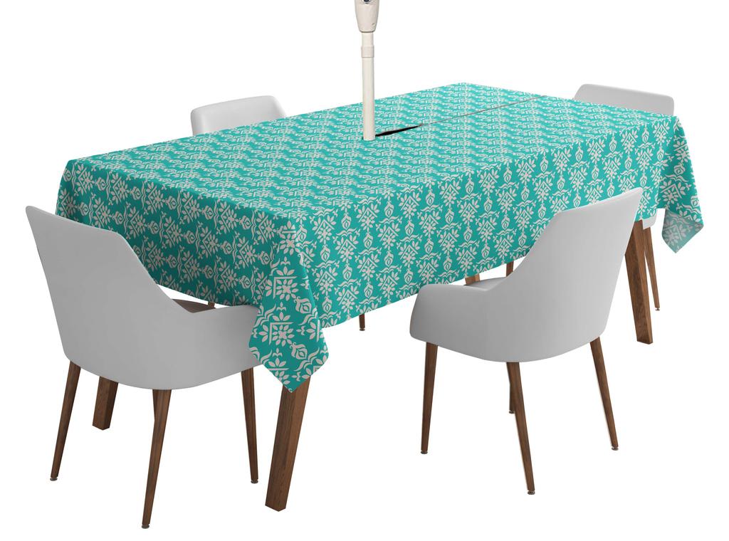 Vargottam Indoor Outdoor  Tablecloth  58x102 Inch  Rectangle  Tablecloth Waterproof Patio  Table  Cloths- Spring Summer