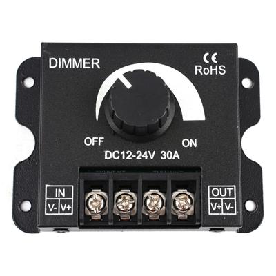 Brightness Adjuster Led Dimmer Power Supply Adjustable DC 12-24V 30A Dimmer Knob