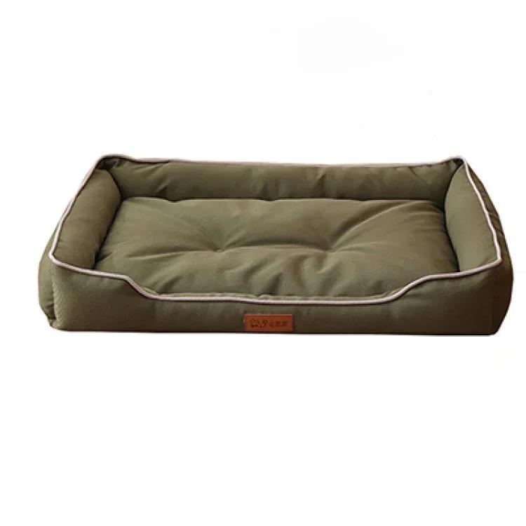 Luxusbett für Hunde, kratzfest, verschleißfest, wasserdicht, Haustier-/Katzennest, Hundekissen, weiches Sofa mit hoher Rückfederung, Hundezubehör
