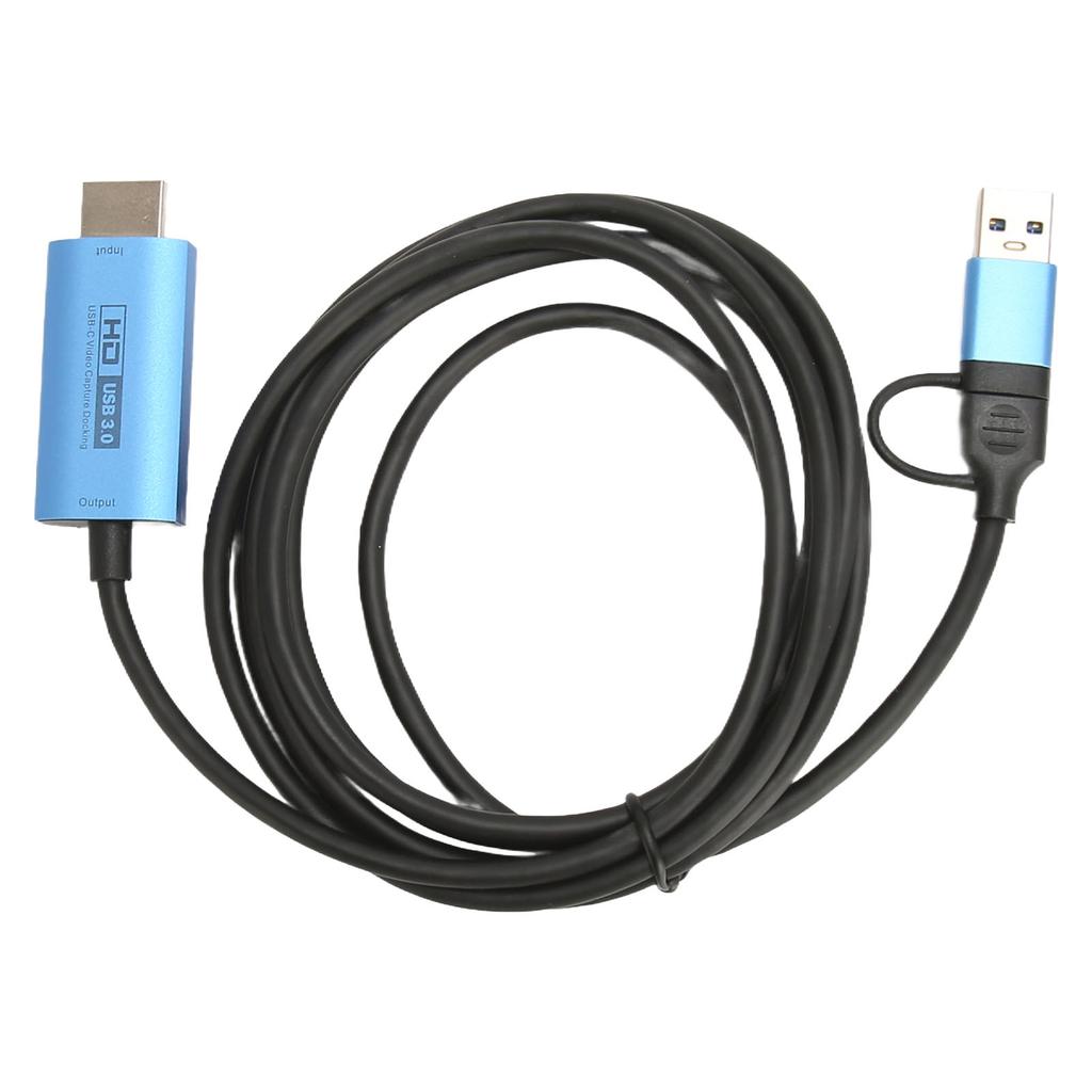 Placa de Captura de Vídeo Z36C Interface Multimídia HD para Tipo C USB3.0 1080P 60FPS Placa de Captura de Jogo para