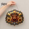 Vibrant Color Ornament Highland Cow Diamond Art Hanging Ornament, Sunflowers Decor, Creative Office Decorative Pendant Aesthetic for Home Bedroom