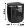 1pc Mini Desktop Bin Small Trash Can Tube With Cover Bedroom Trash Can Garbage Can Clean Storage Box For Home Office Living Room