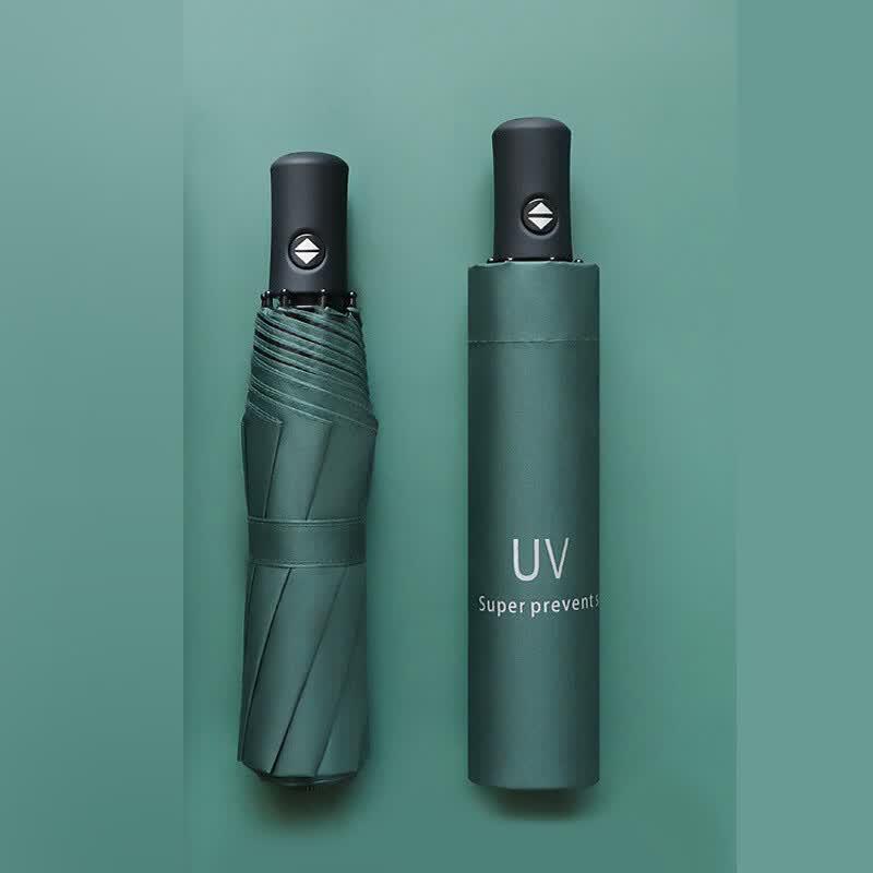 GELEITE UV Protection Dual-Use Black Glue Umbrella